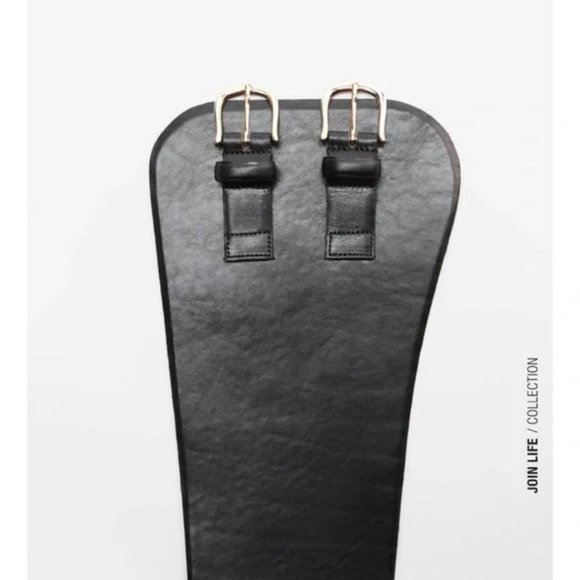 ZARA LEATHER SASH BELT - Picture 6 of 10